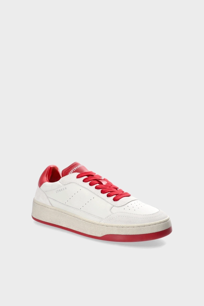 Studio Copenhagen CPH27M leather mix white/red Top Angebot