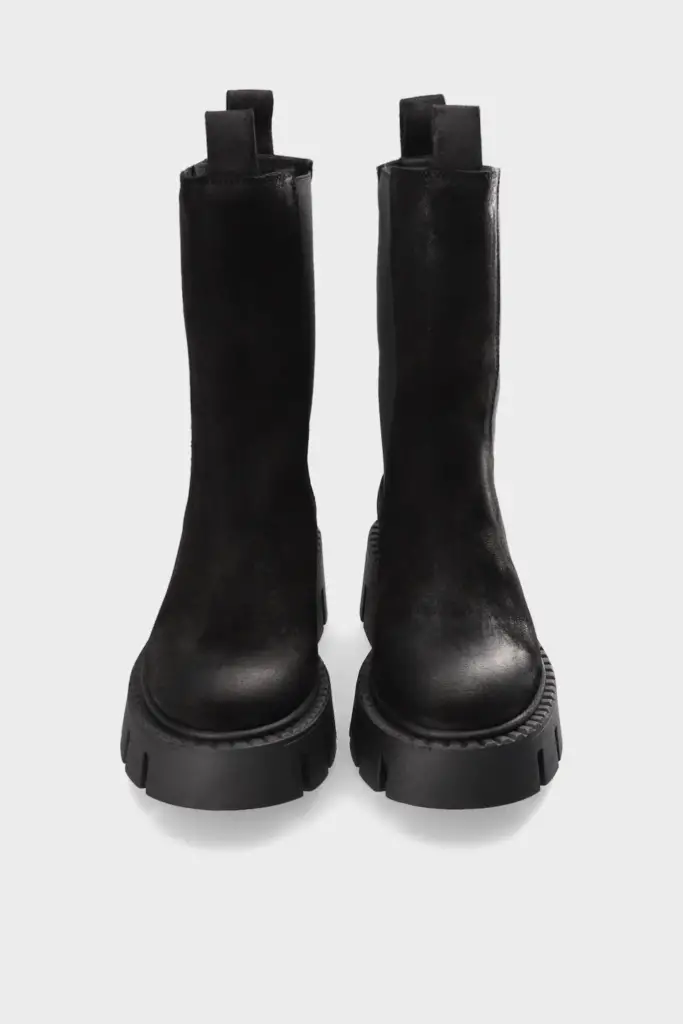 Studio Copenhagen CPH139 waxed suede black Sonderangebot der Fabrik