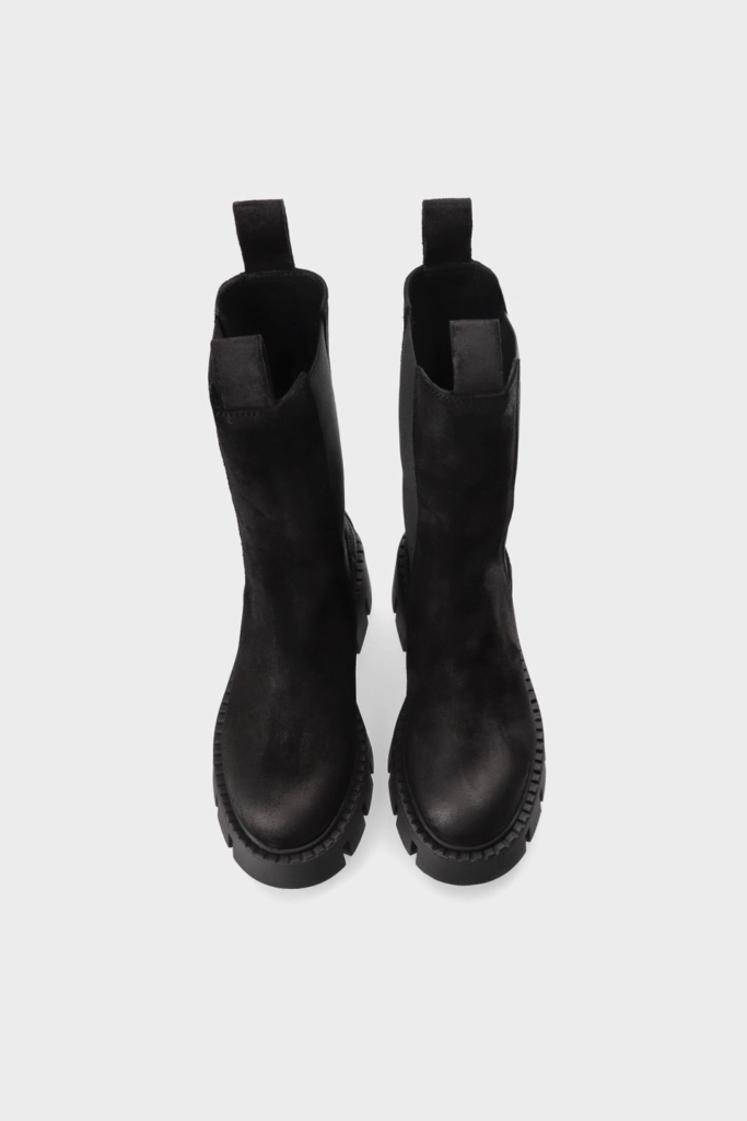 Studio Copenhagen CPH139 waxed suede black Sonderangebot der Fabrik