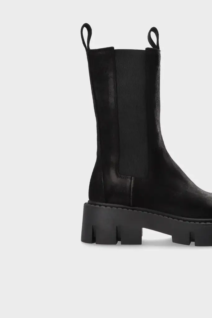 Studio Copenhagen CPH139 waxed suede black Sonderangebot der Fabrik