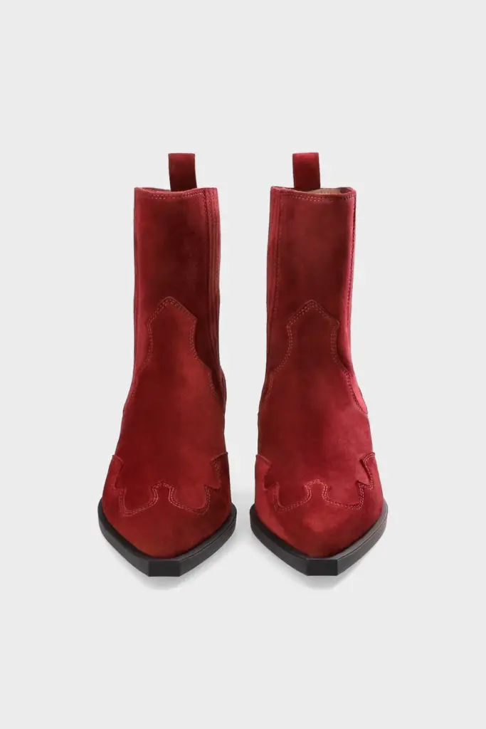 Studio Copenhagen CPH284 x Toni Garrn suede bordeaux Räumungsverkauf