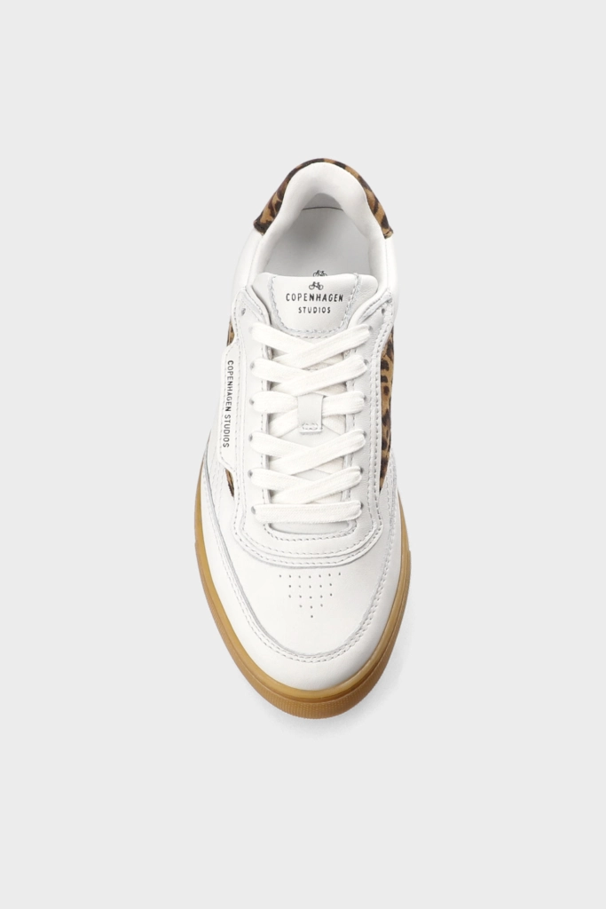 Studio Copenhagen CPH90 leather mix white/leo Riesige Rabatte