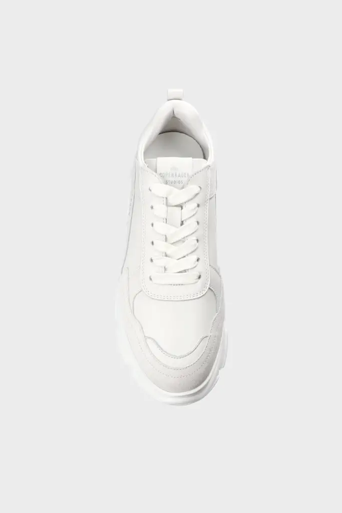 Studio Copenhagen CPH40 leather mix white Heißer Verkauf