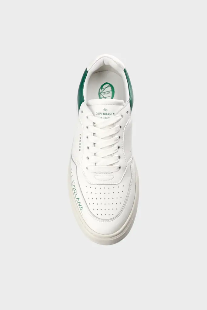 Studio Copenhagen CPH LONDON leather white/green Kostenloser Versand international