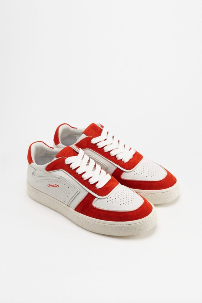 Studio Copenhagen CPH264 leather mix white/red Online Shopping